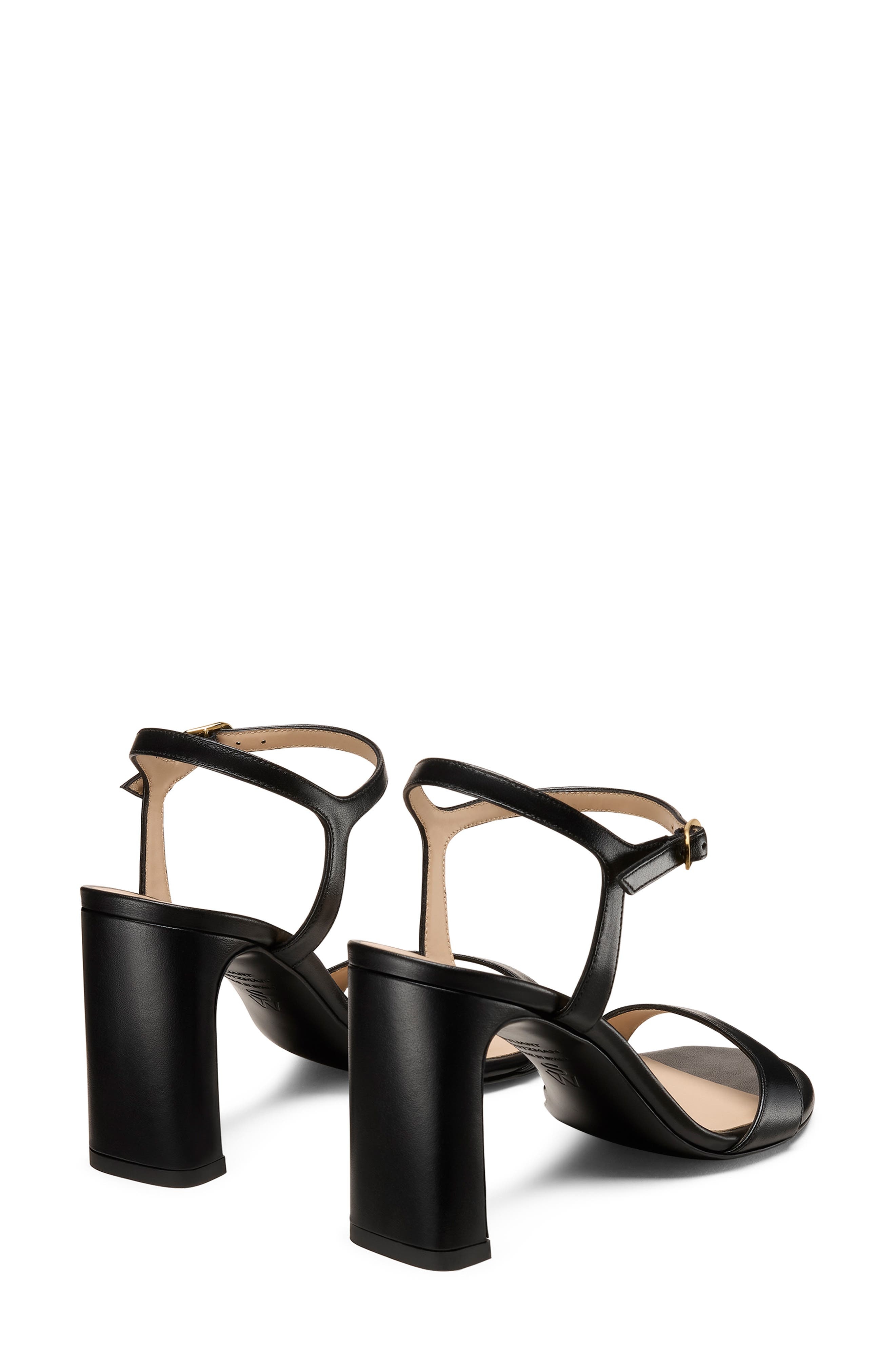 Stuart Weitzman Babette Ankle Strap Sandal in Black at Nordstrom - 2