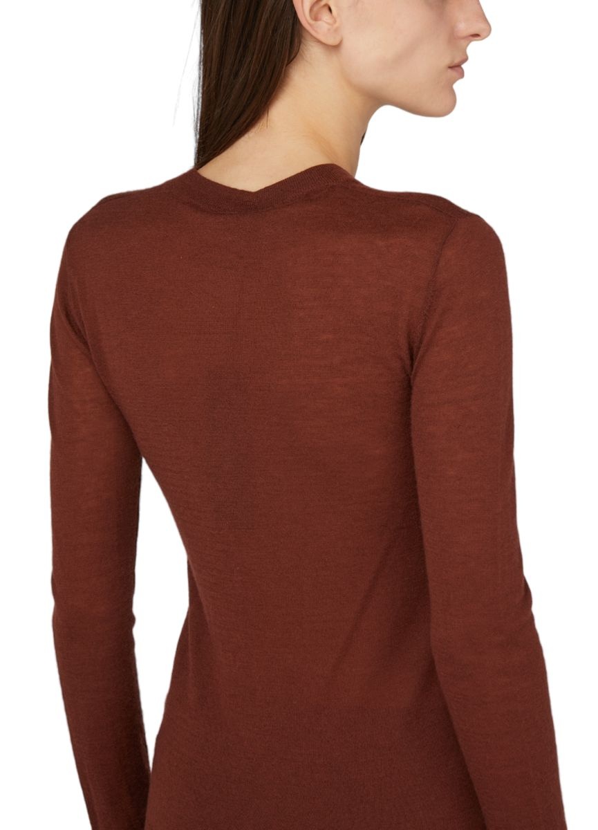 Round neck cashair  sweater - 5