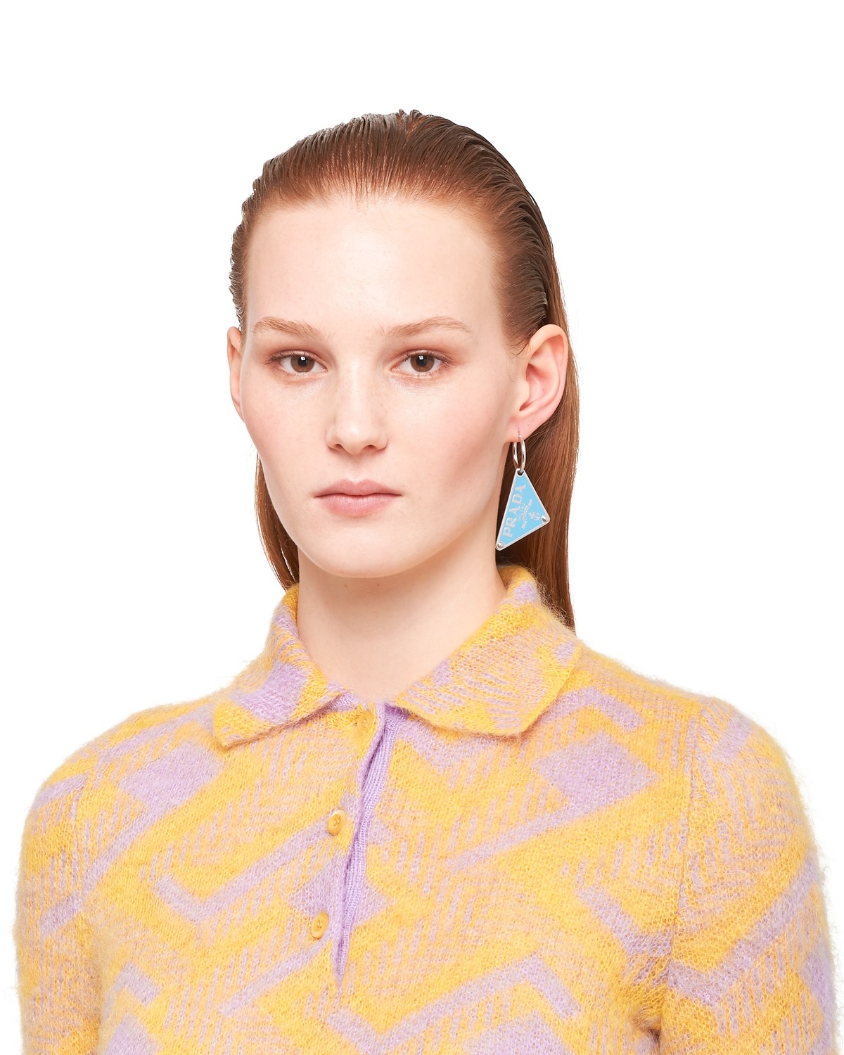 Prada Symbole pendant left earring - 2