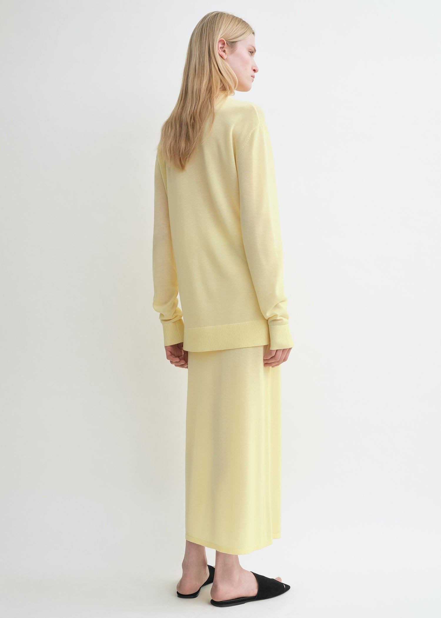 Long-sleeve tee knit straw - 4