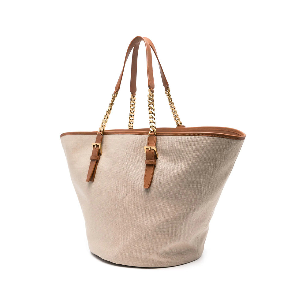 Saint Laurent Neutrals Tote Bags Women - 3
