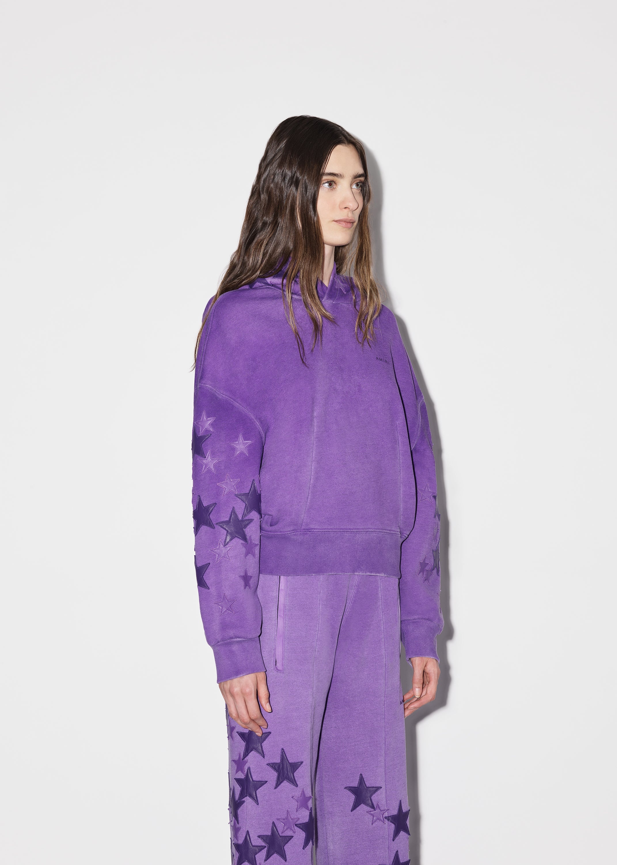 STARS CROPPED HOODIE - 4