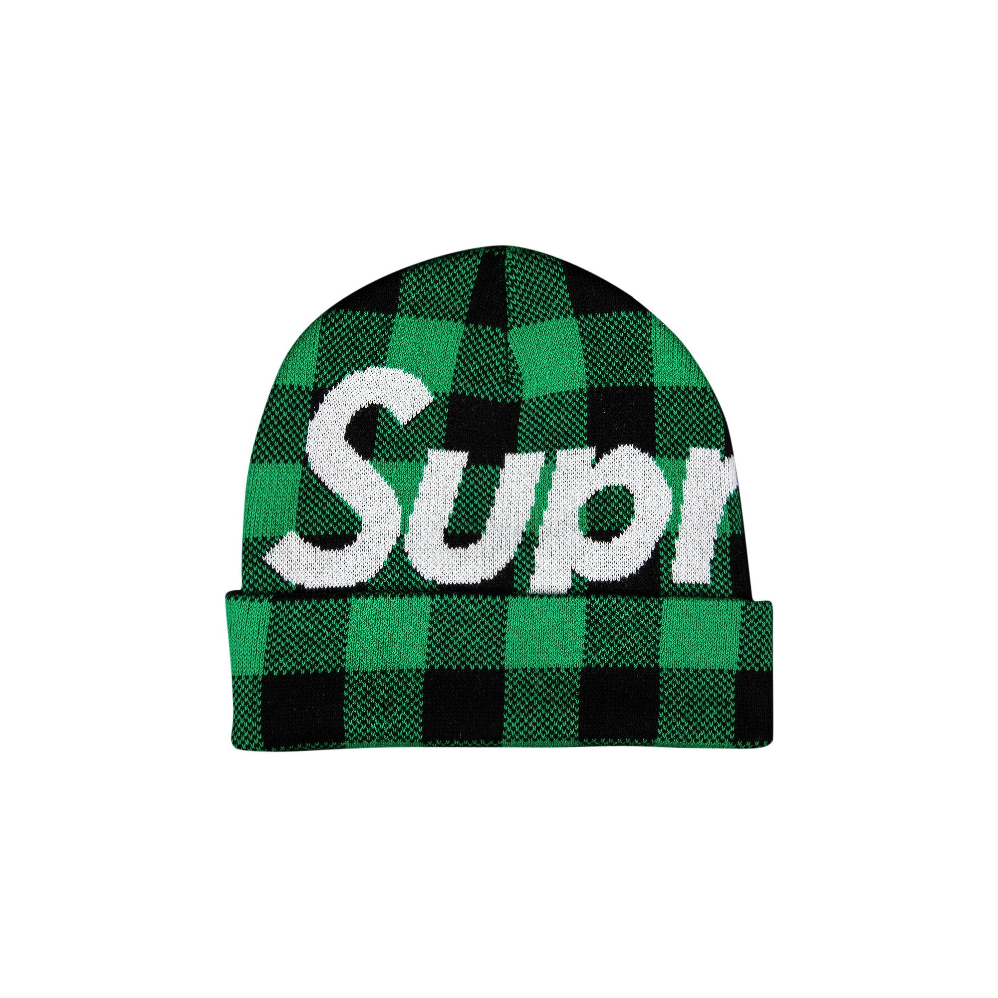 Supreme plaid beanie on sale