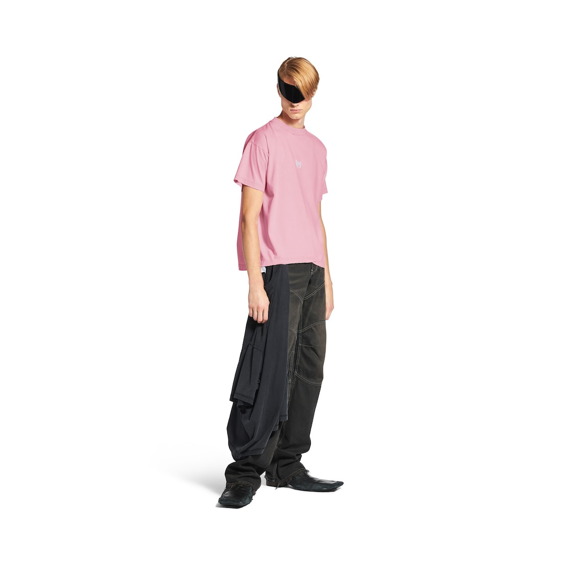 Laurel Classic Boxy T-shirt in Baby Pink - 4