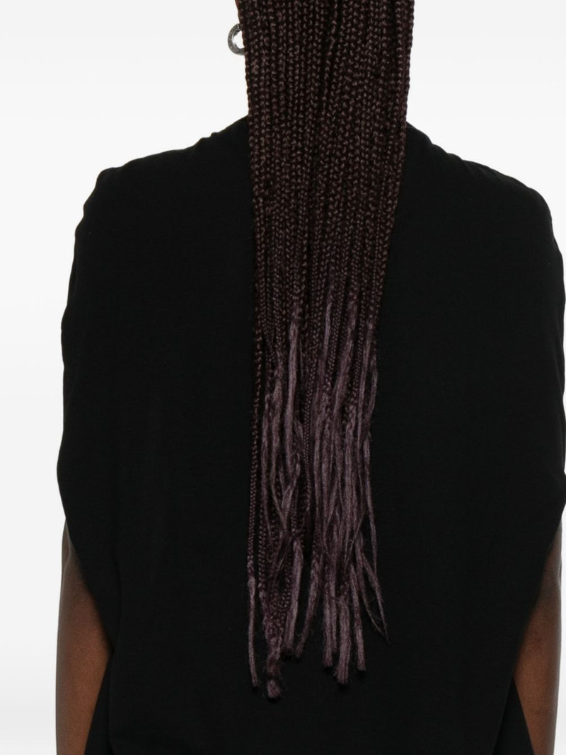 draped panelled coat 4