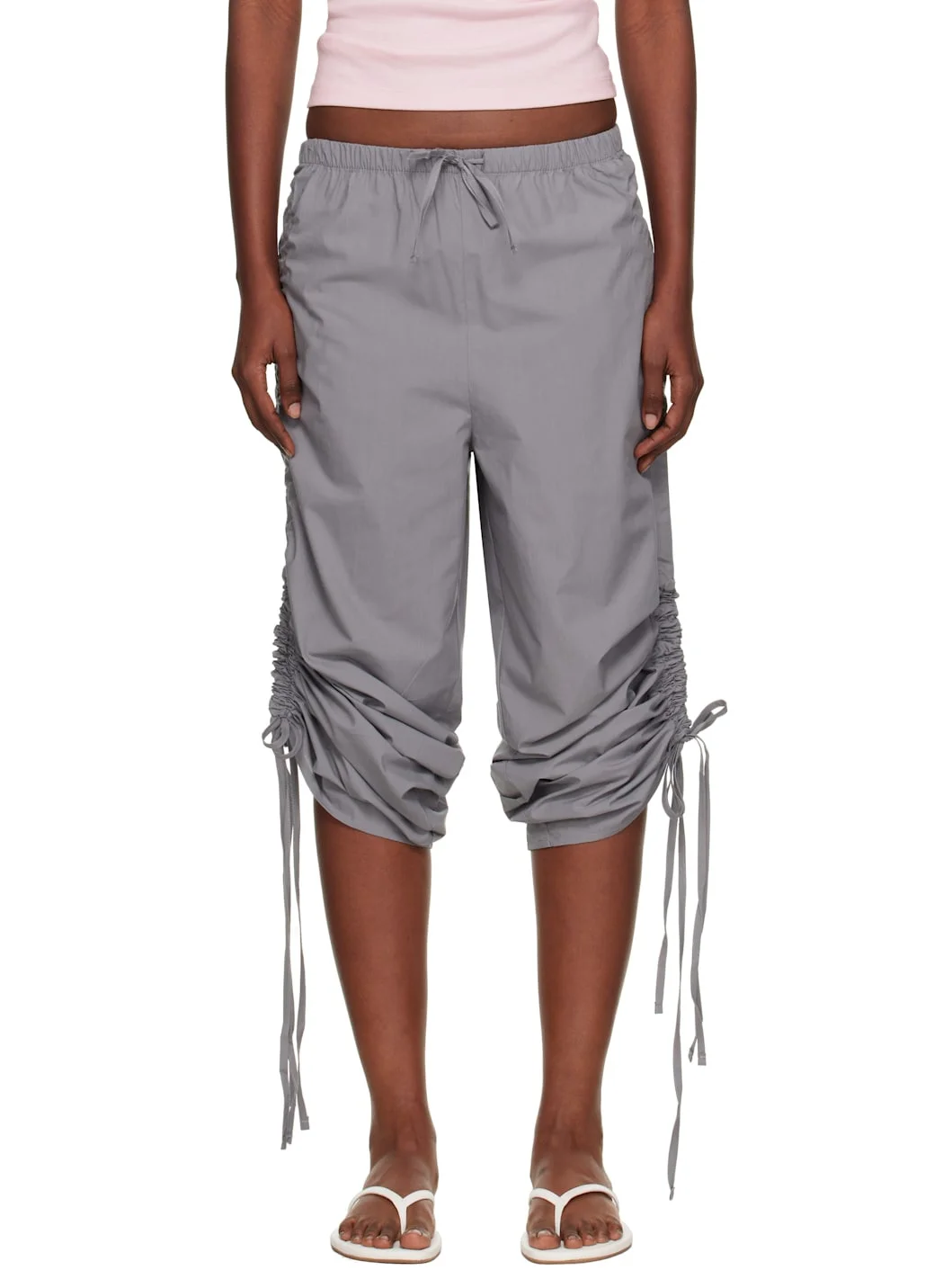 Gray Pictorial Lounge Pants - 1