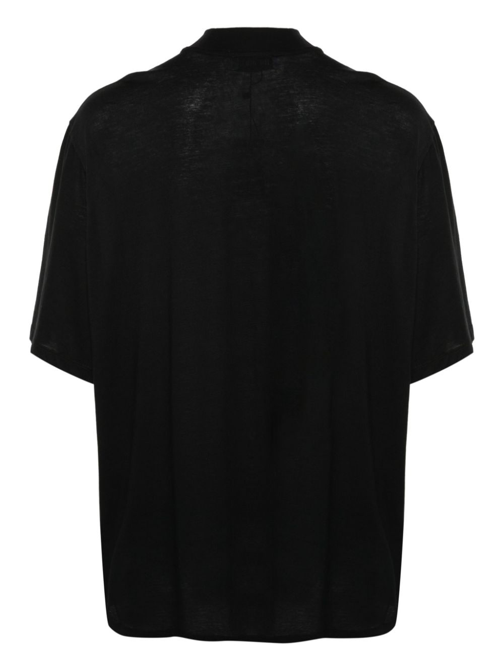 logo-embroidered cotton T-shirt - 2