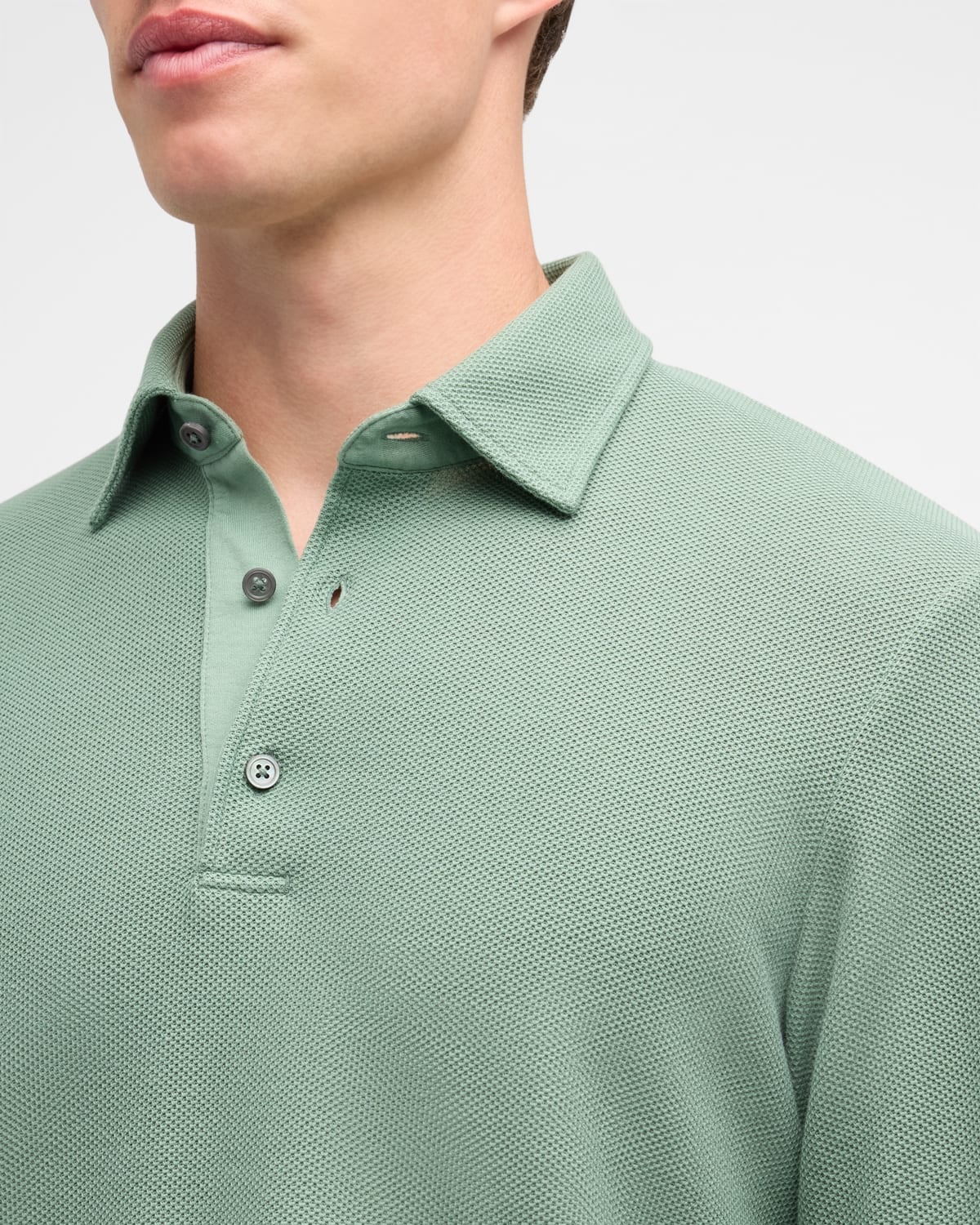 Men's Cotton Jersey Pique Polo Shirt - 6