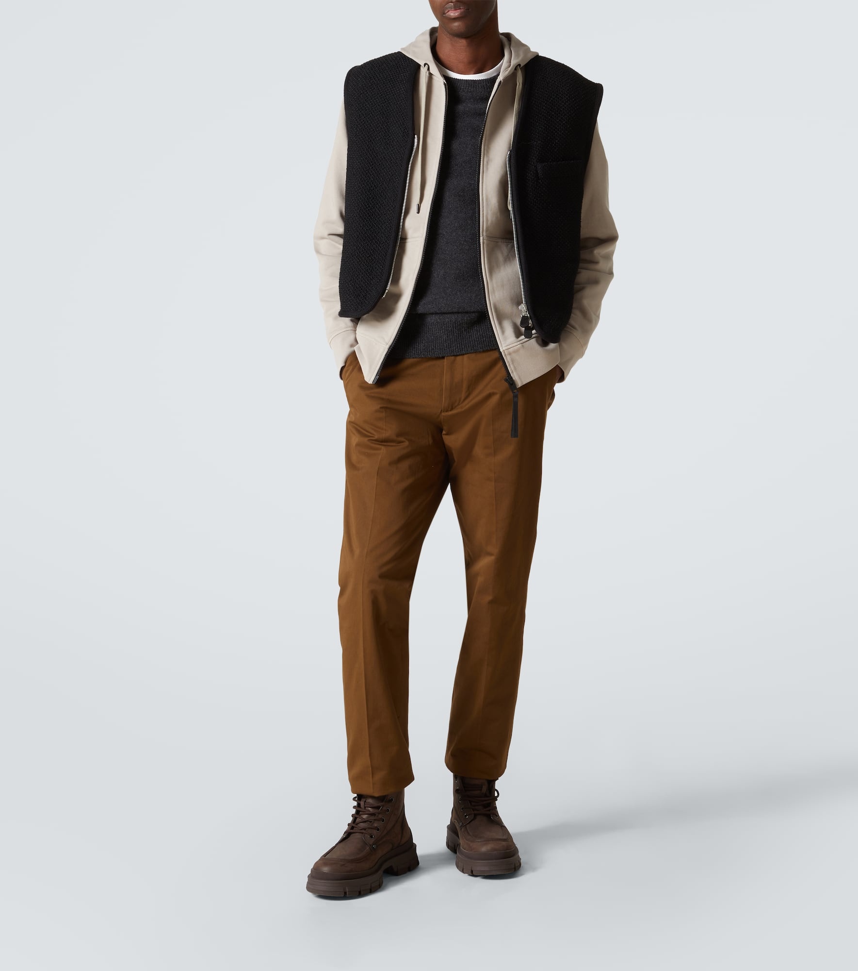 Huron cotton zip-up hoodie - 2
