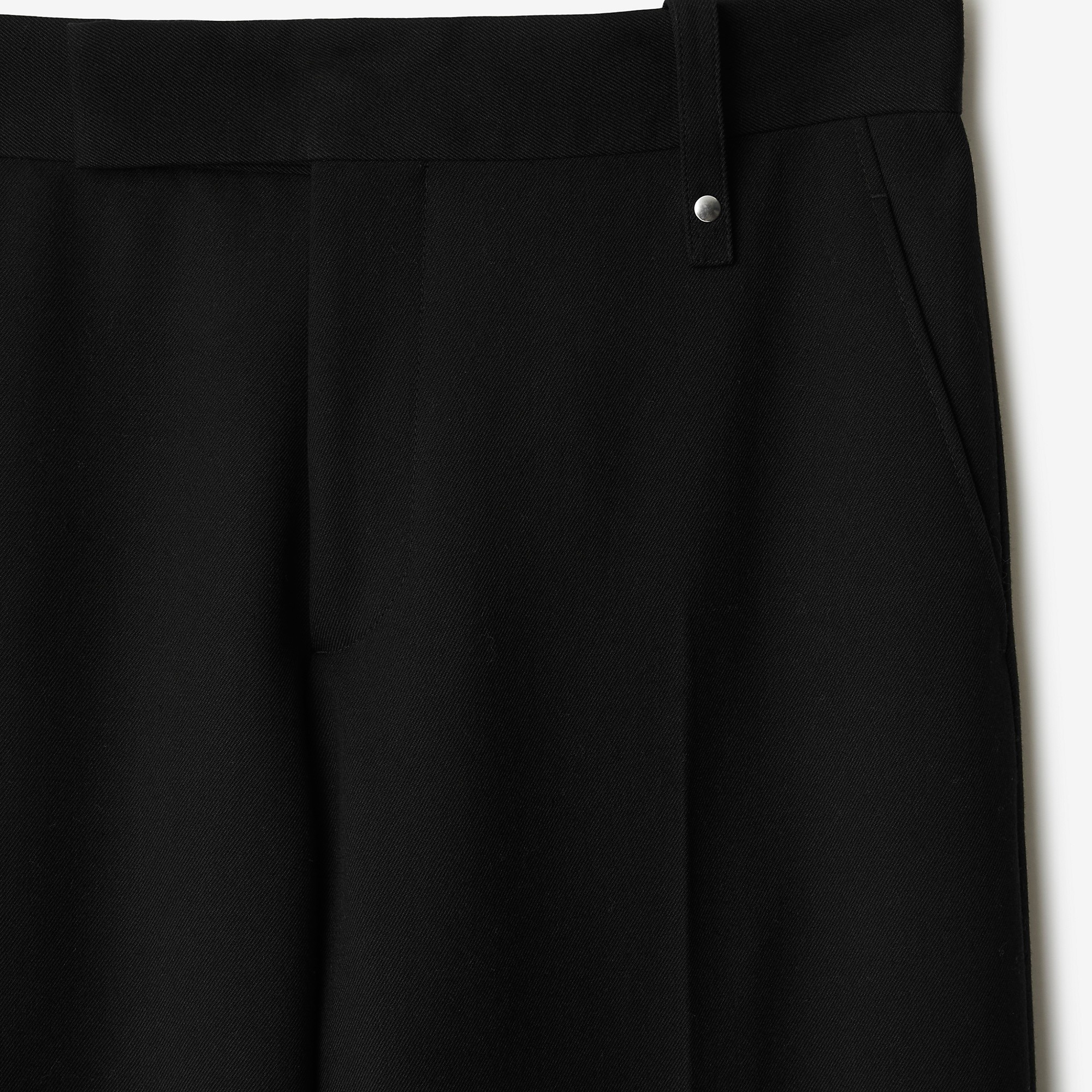 Wool Blend Tailored Trousers - 6