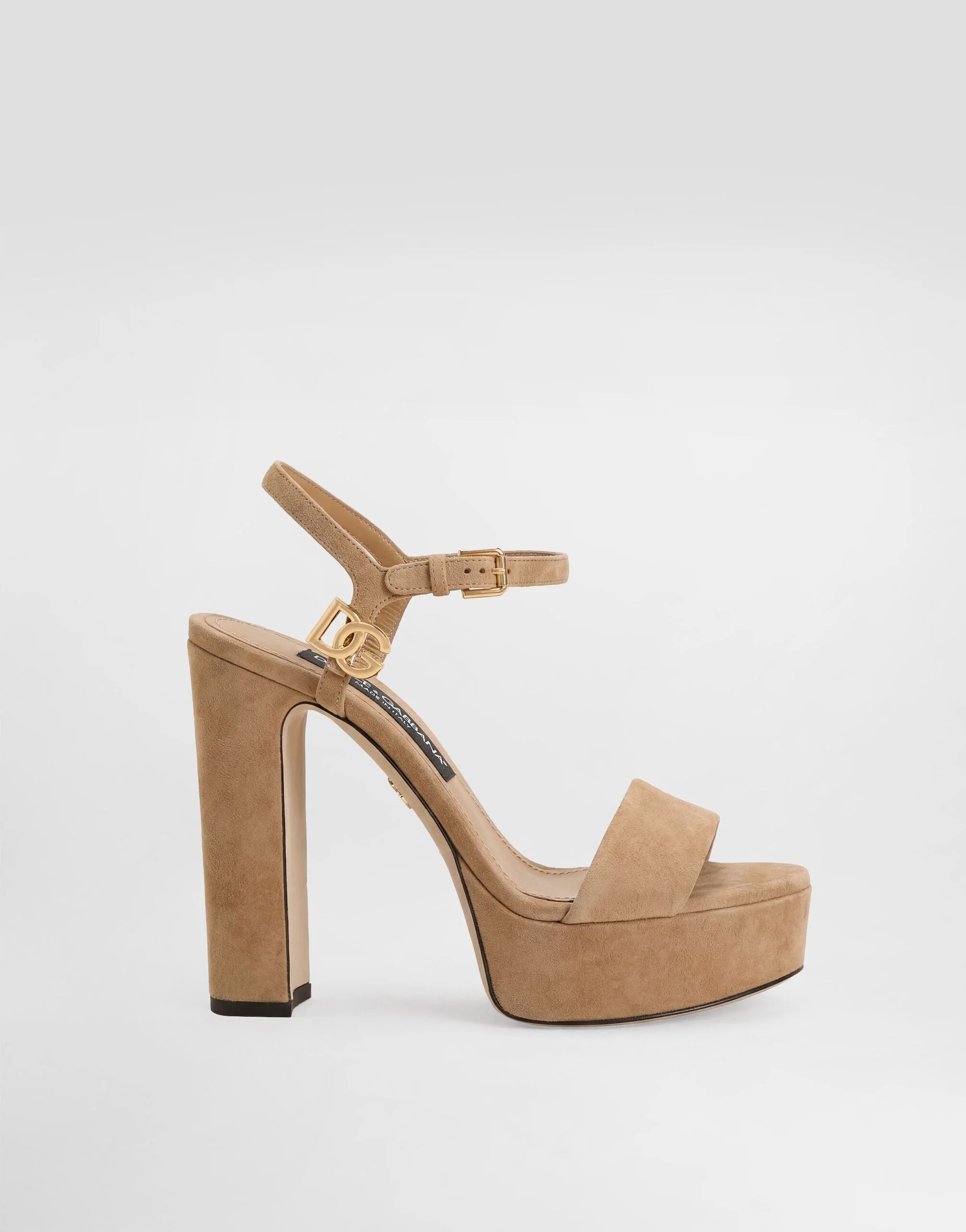 Suede platform sandals - 1
