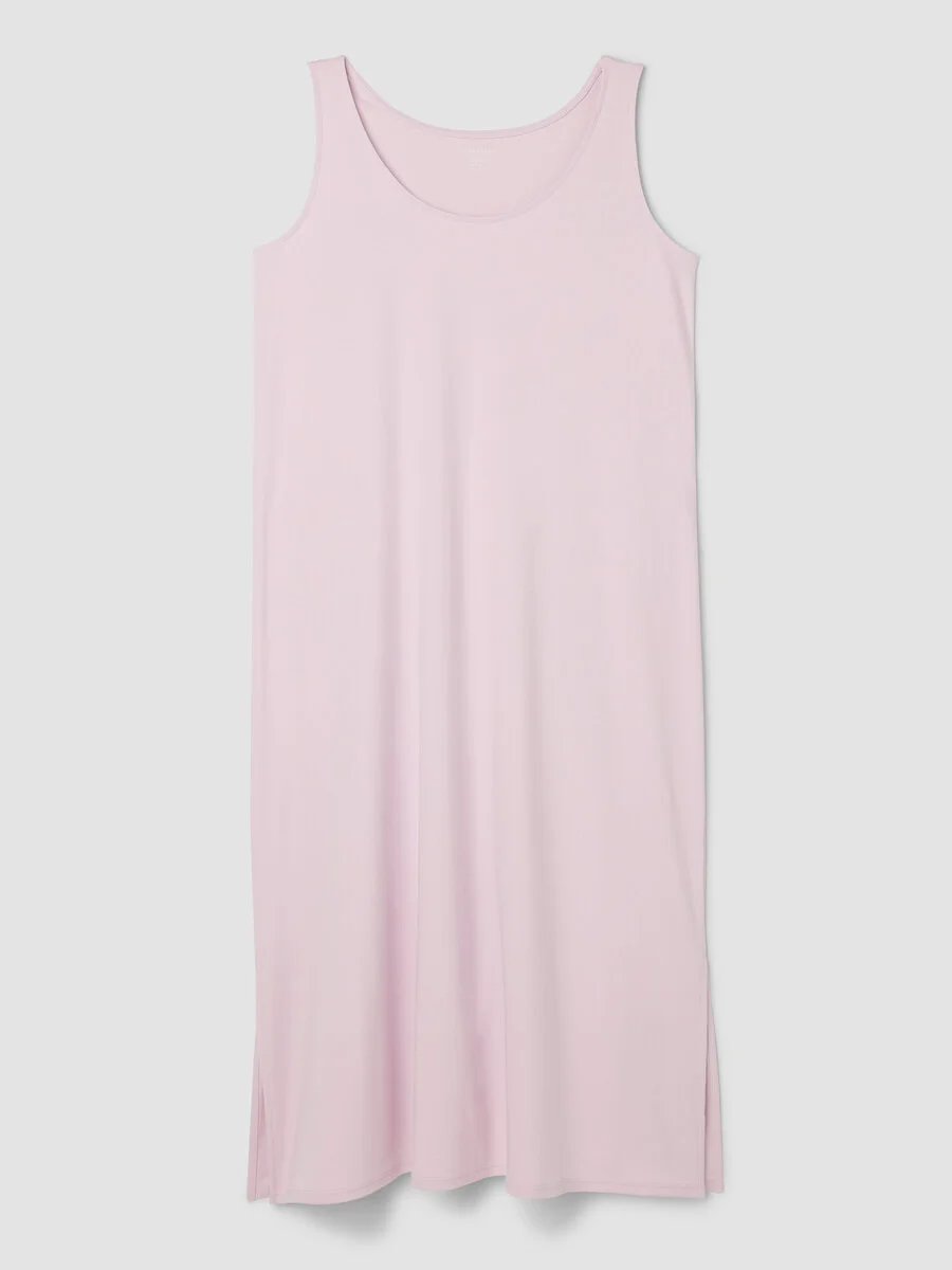 eileen fisher organic cotton tank dress Cozy Organic Cotton Thermal Tank Dress