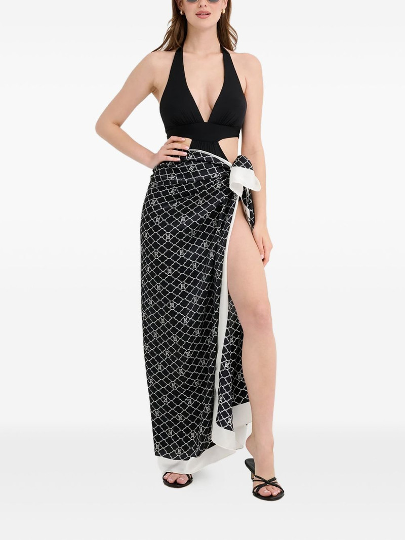 tie v-neck cassie swimsuit 5