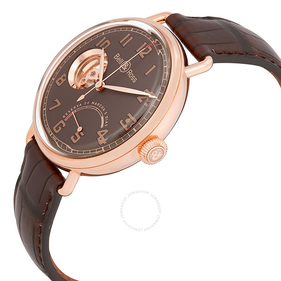 Bell And Ross - Bell and Ross Brown Dial Men's Hand Wound Limited Edition Watch WW1-EDICION - 2