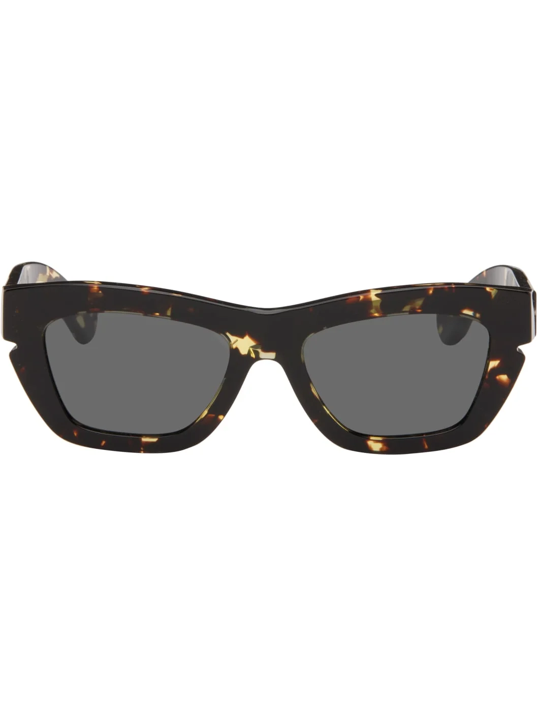 Brown Rectangle Sunglasses - 1