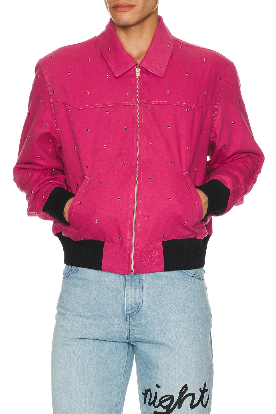 Studded Work Jacket Woven - 4