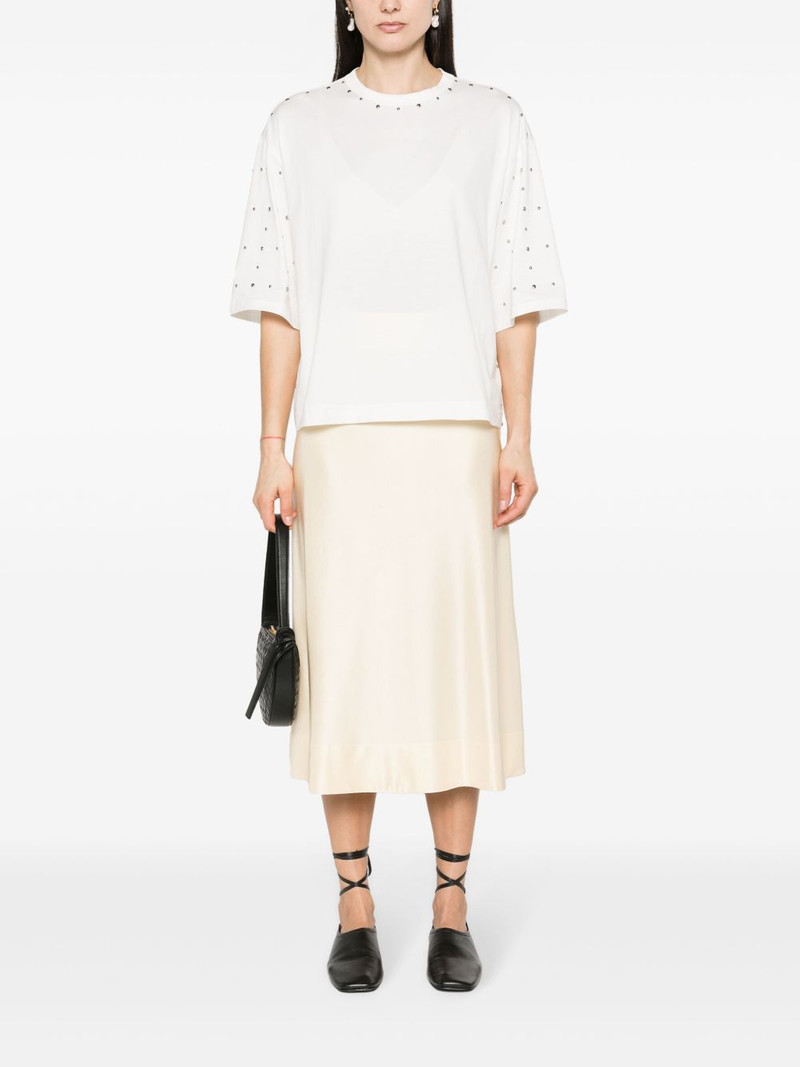 FABIANA FILIPPI stud-embellished cotton T-shirt outlook