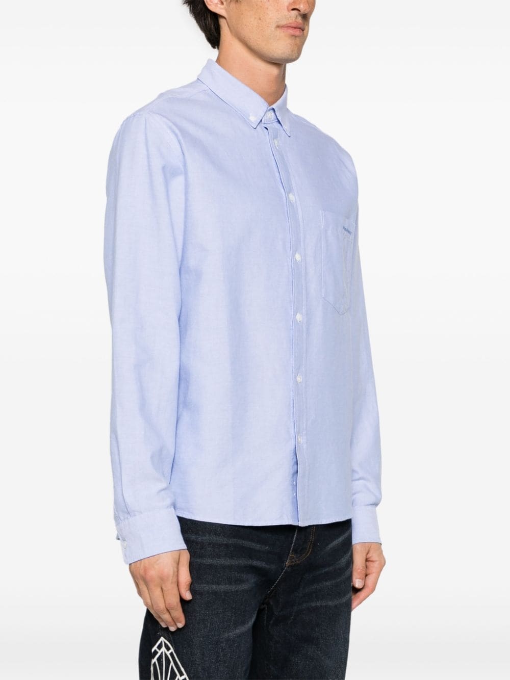 Jasolo logo-embroidered cotton shirt - 3