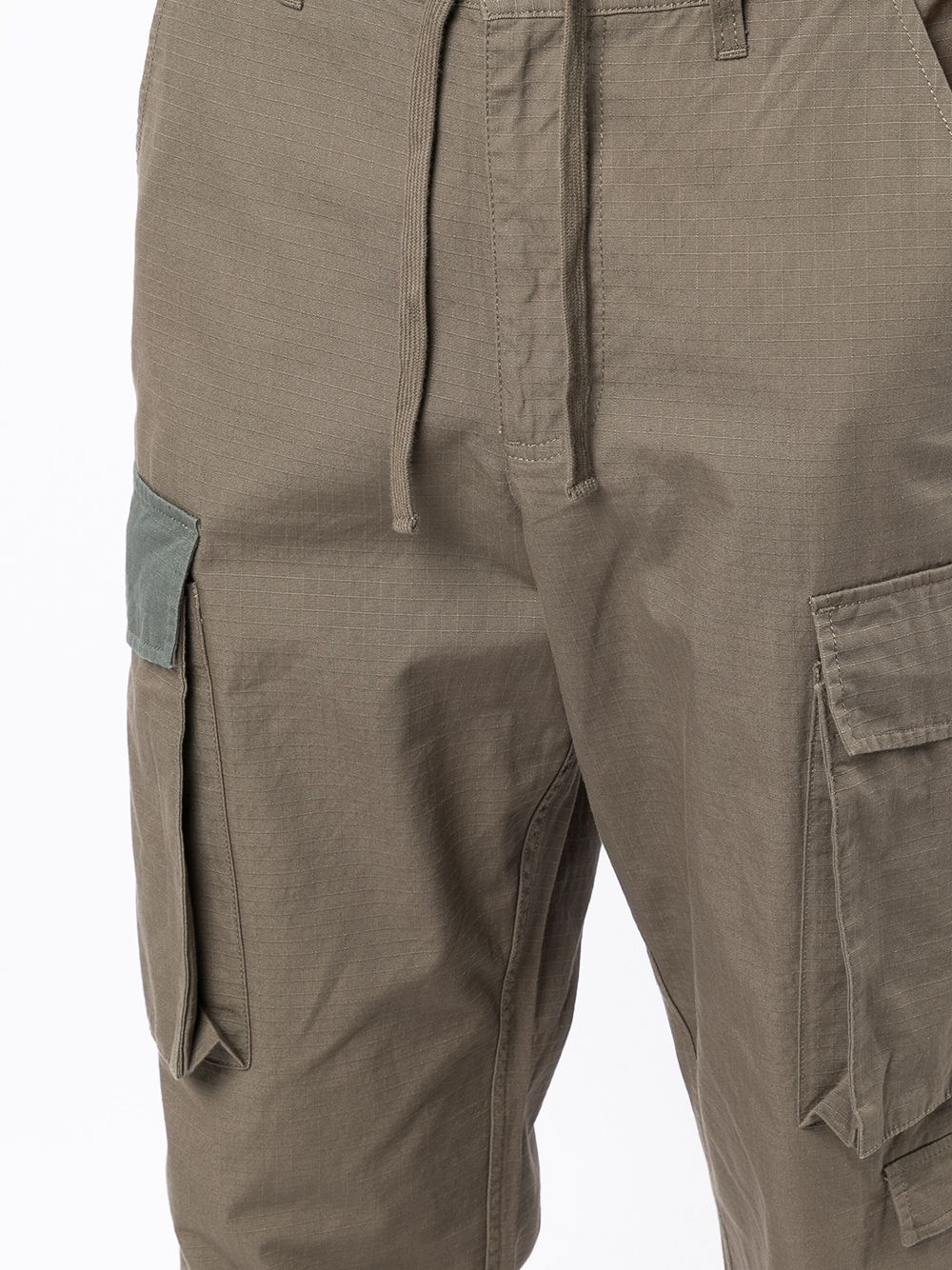 straight-leg cargo trousers - 5