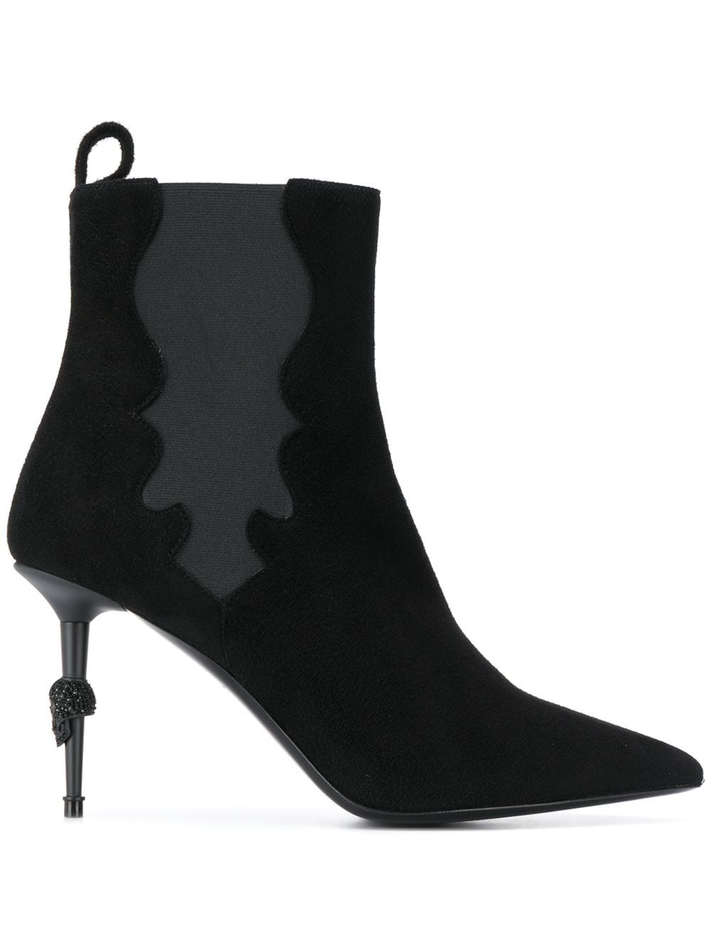 skull stiletto boots - 1