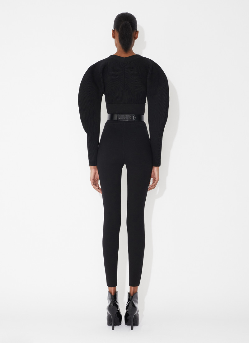 Alaïa RIB KNIT CARDIGAN outlook