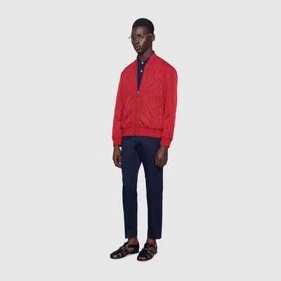 GUCCI Reversible GG nylon bomber jacket outlook