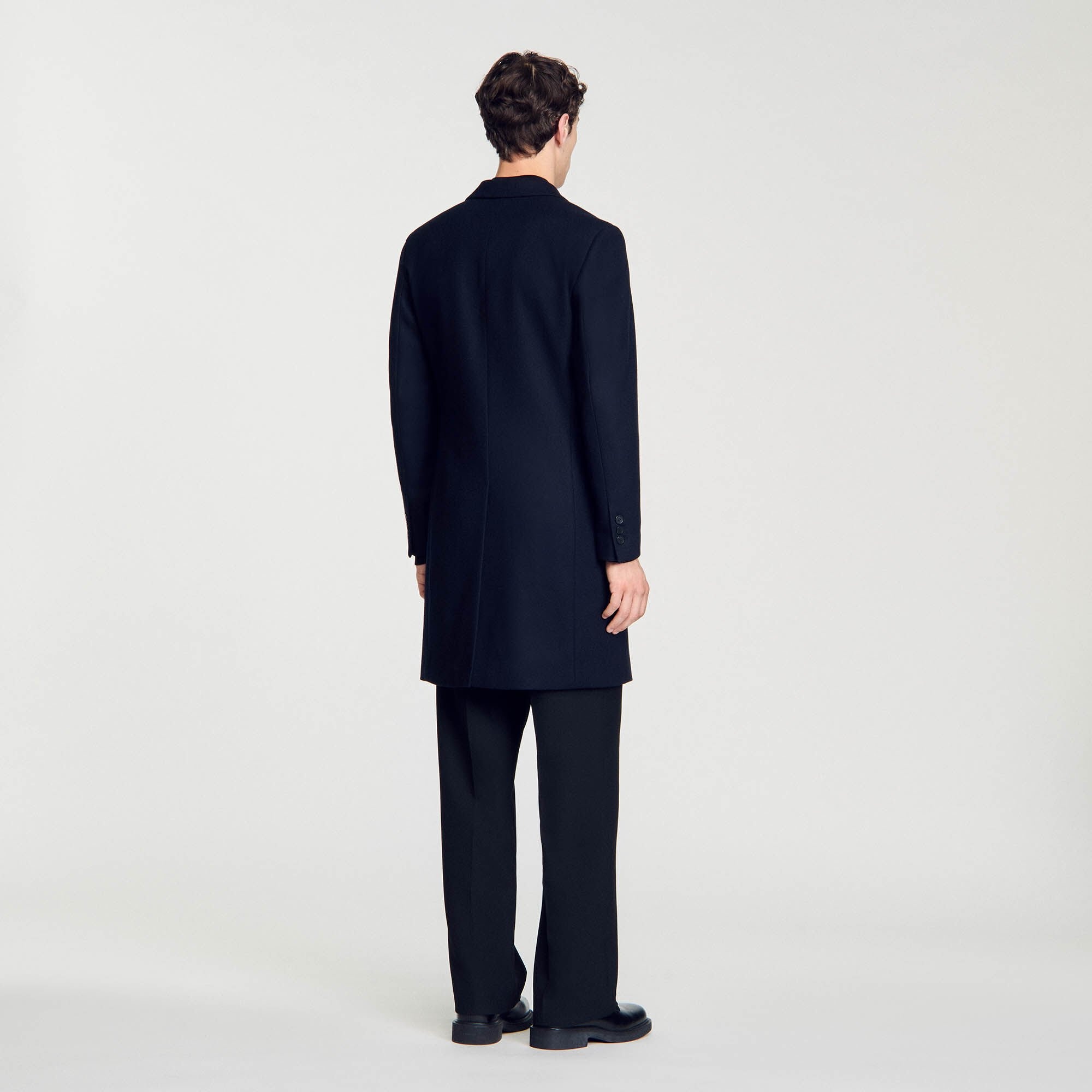 WOOL BROADCLOTH COAT - 5