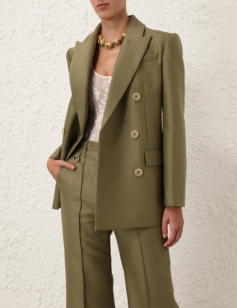 Zimmermann TRANQUILLITY LONG LINE JACKET outlook