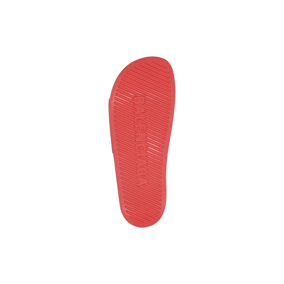 Men's Pool Slide Sandal in Red - 5