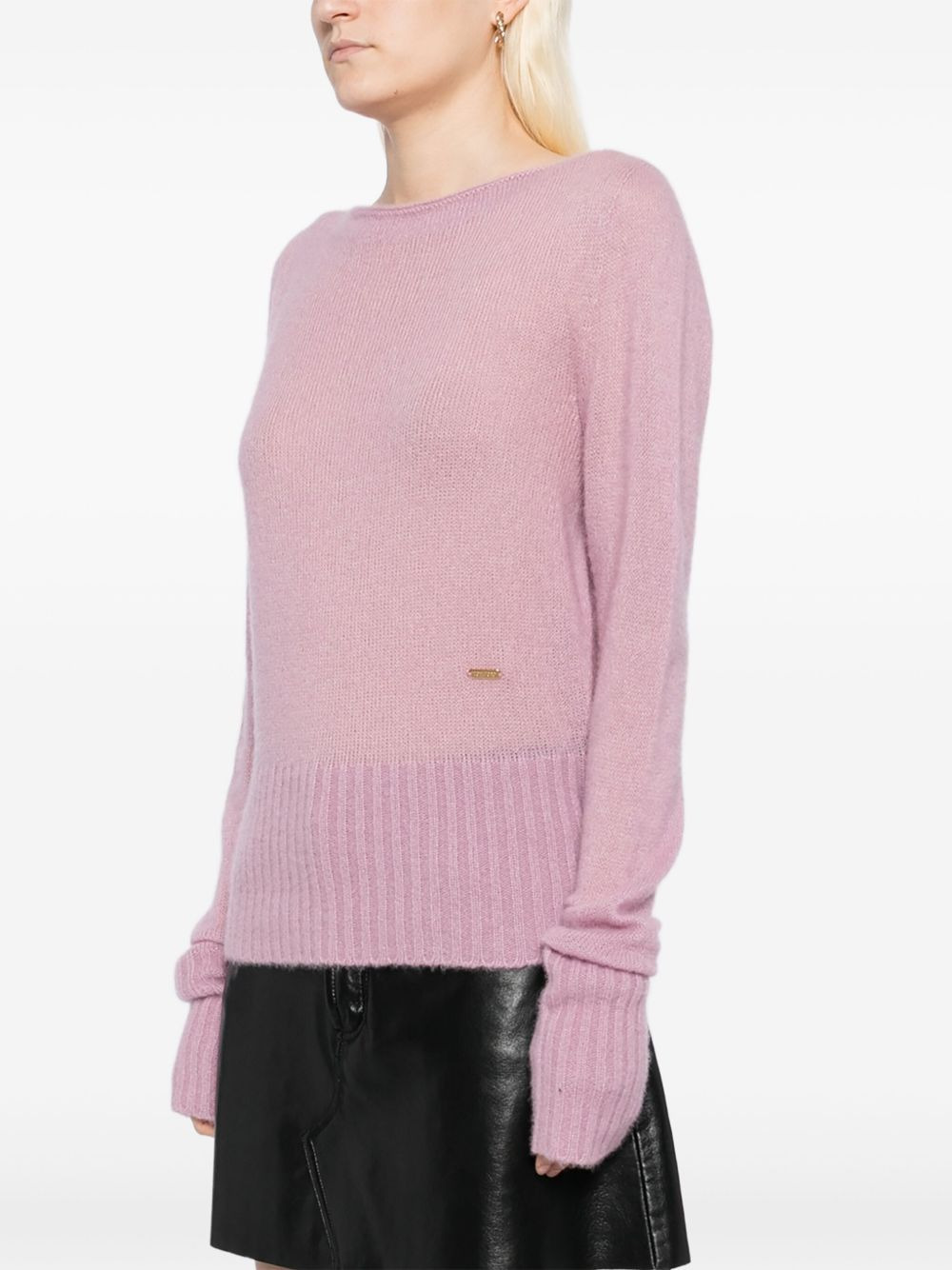 boat-neck sweater - 3