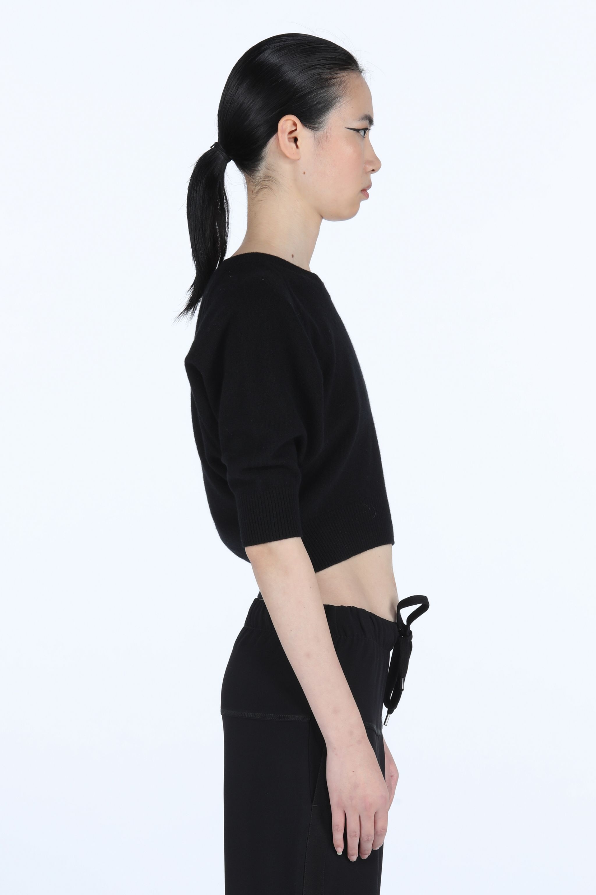 LOGO-PATCH CROPPED SWEATER - 3