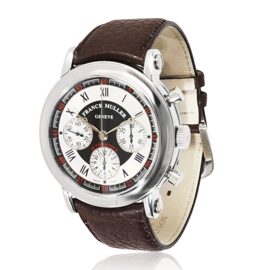 Pre-owned Franck Muller Ronde Chronograph Automatic White Dial Men's Watch 7002 CC - 1