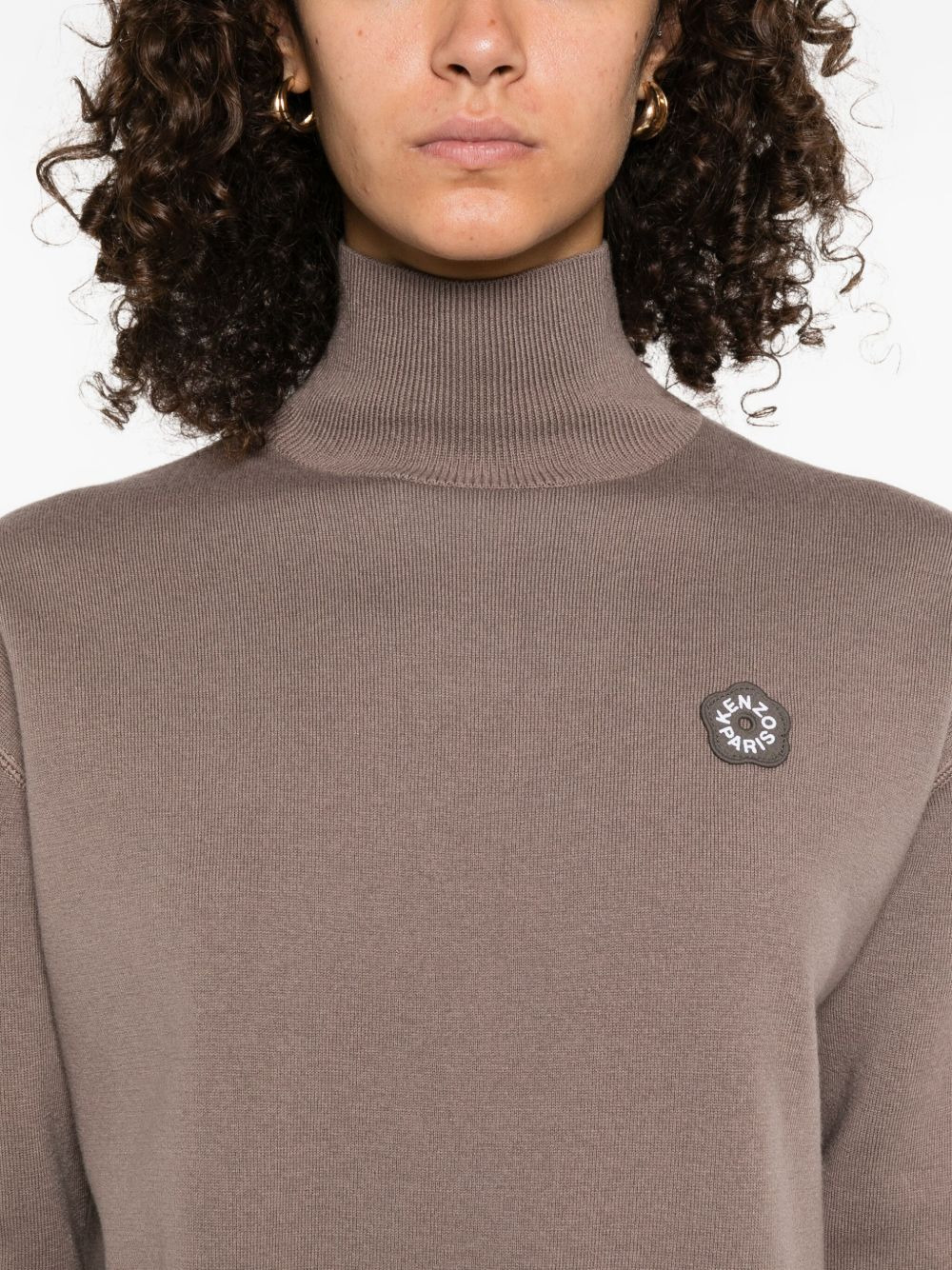 Boke Flower 2.0 embroidered high-neck sweater - 5