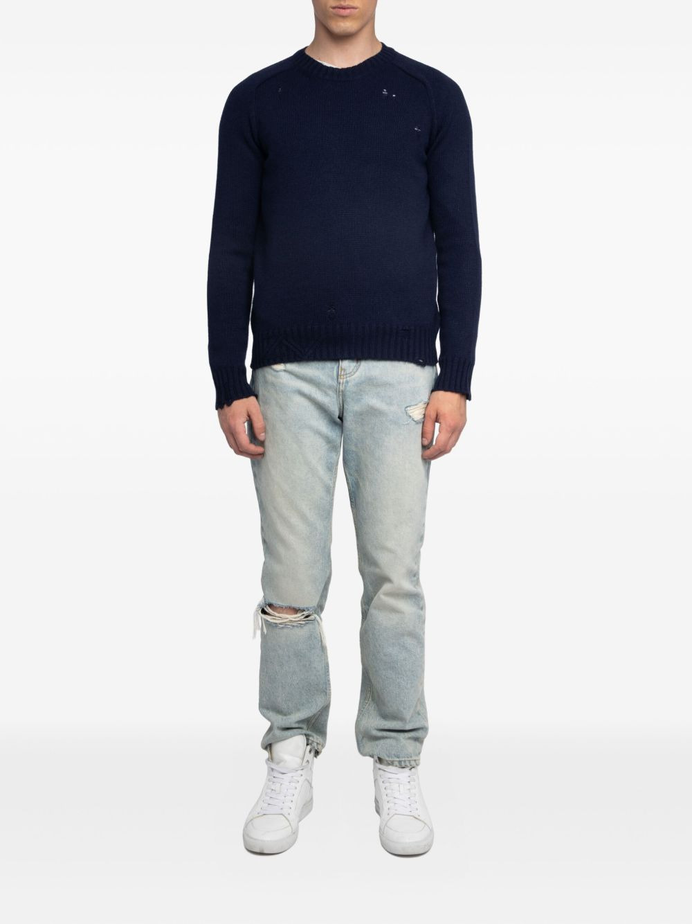 distressed sweater - 2