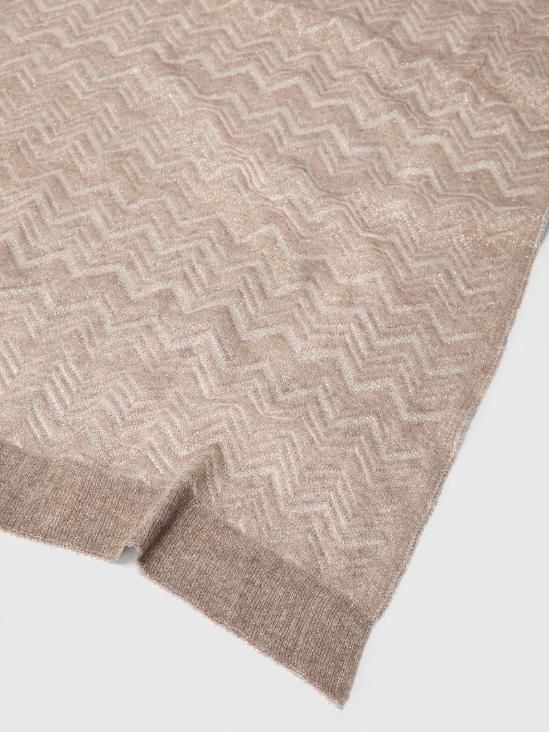 Missoni Zig zag viscose blend scarf outlook