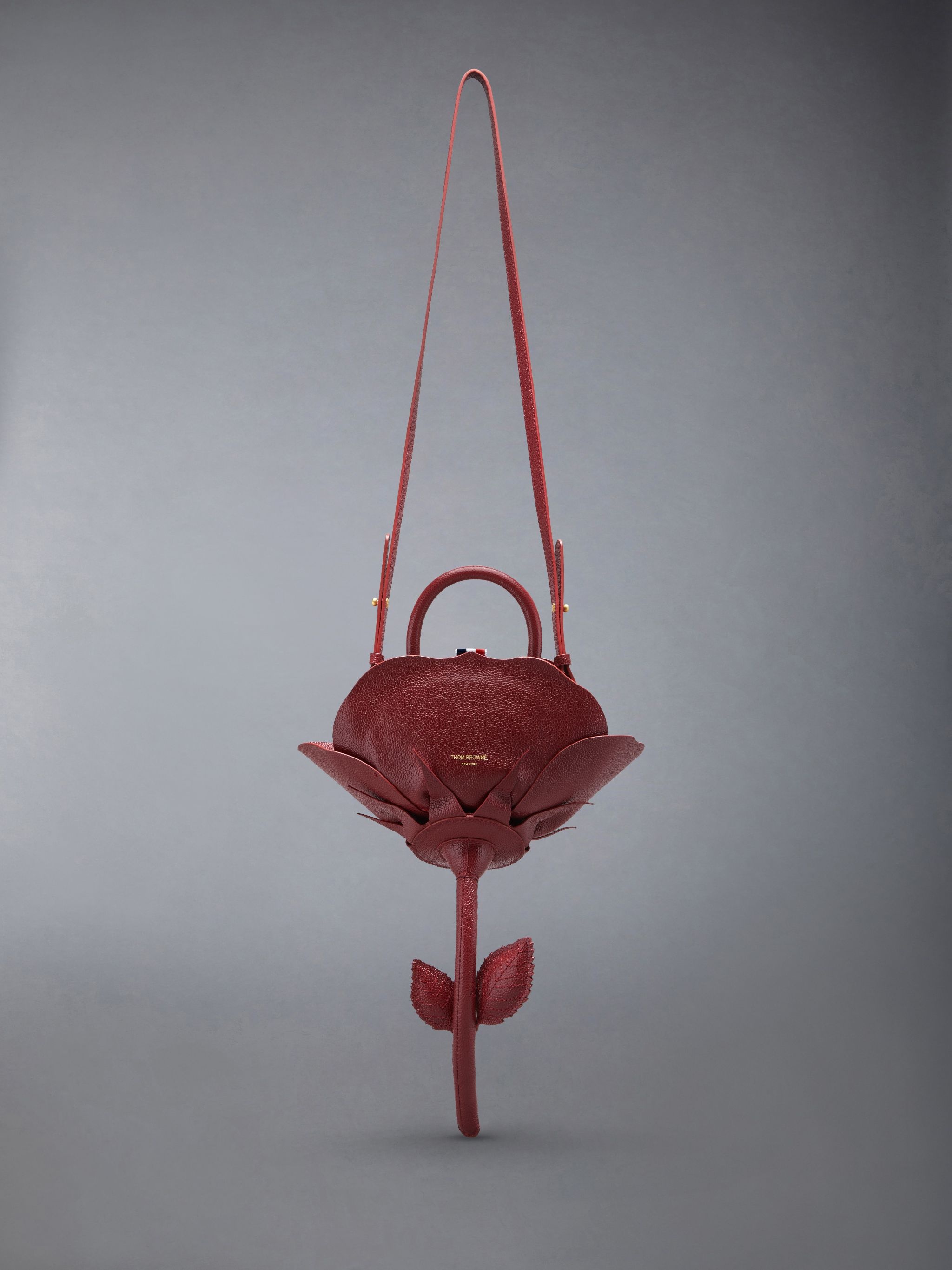 Pebble Grain Rose Small Crossbody Bag - 3