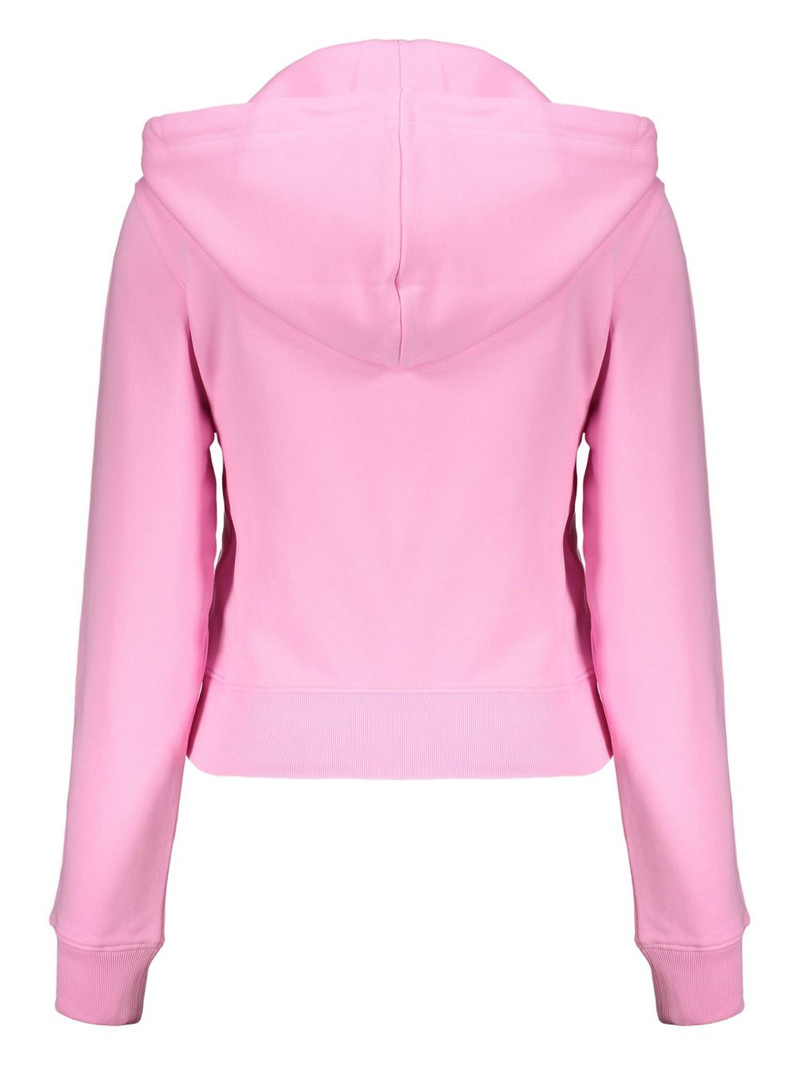 Moschino cotton zip-up hoodie outlook