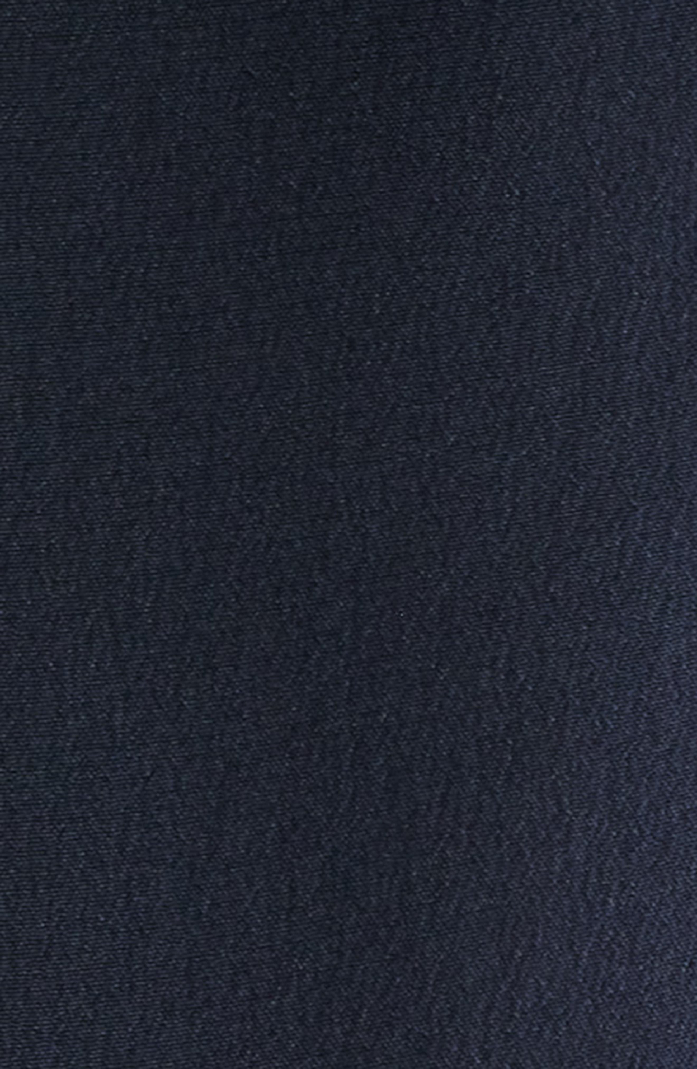 FRAME The Long Sleeve Silk Sailor Shirt in Navy at Nordstrom - 6