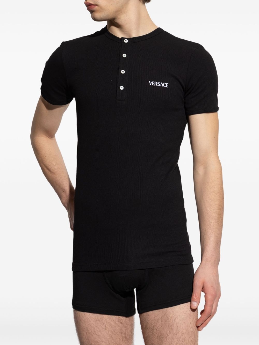 embroidered logo t-shirt - 2