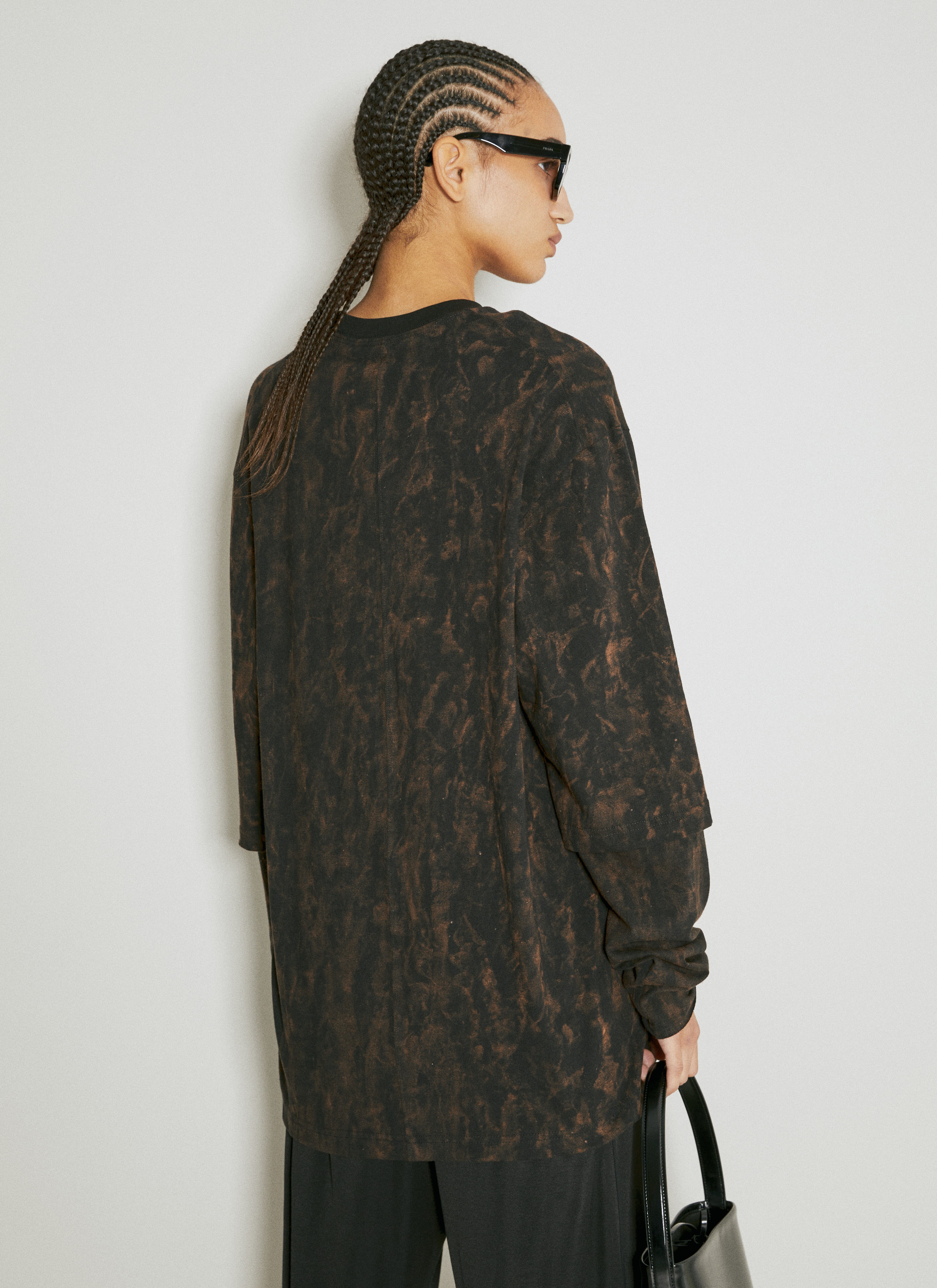 Distressed Logo Print Sweatshirt - 2