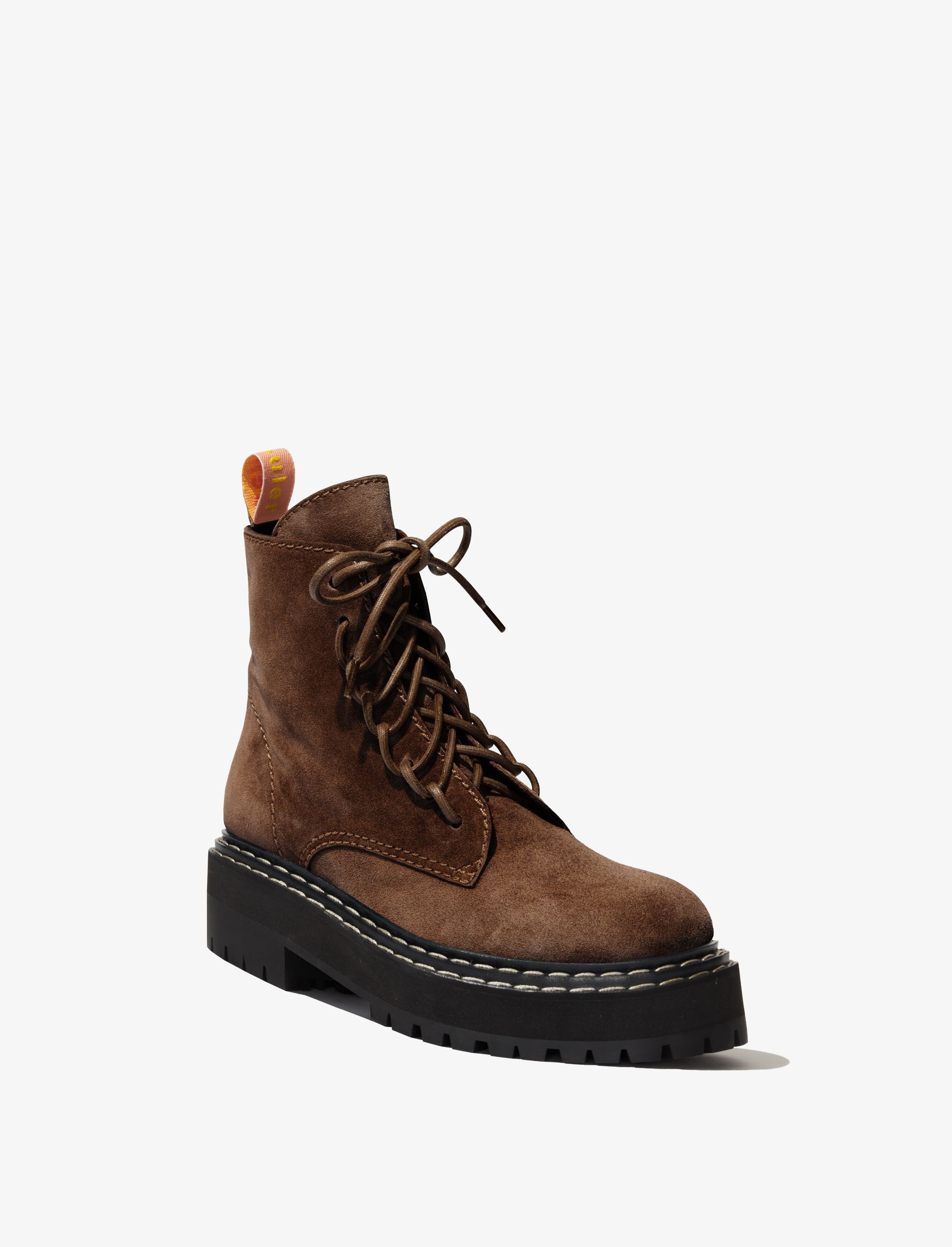 Lug Sole Platform Combat Boots - 2