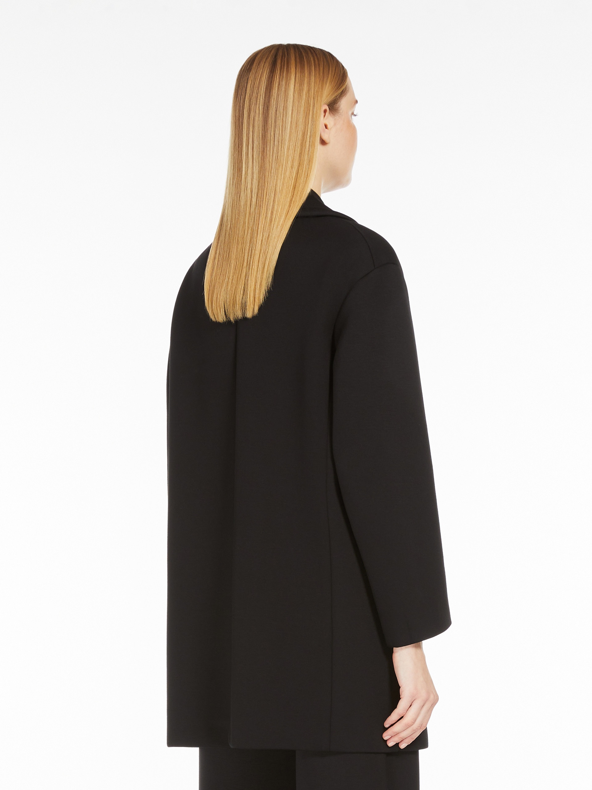GRADI Pea coat in scuba jersey - 4