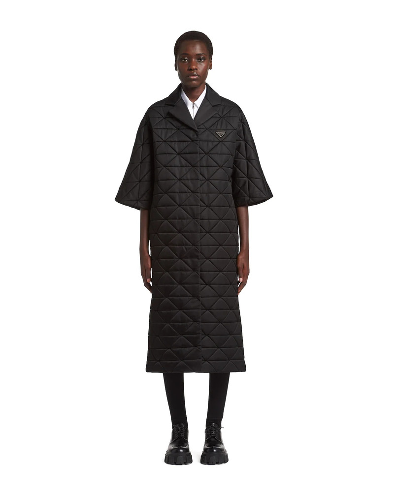 Prada Re-Nylon Gabardine quilted raincoat outlook