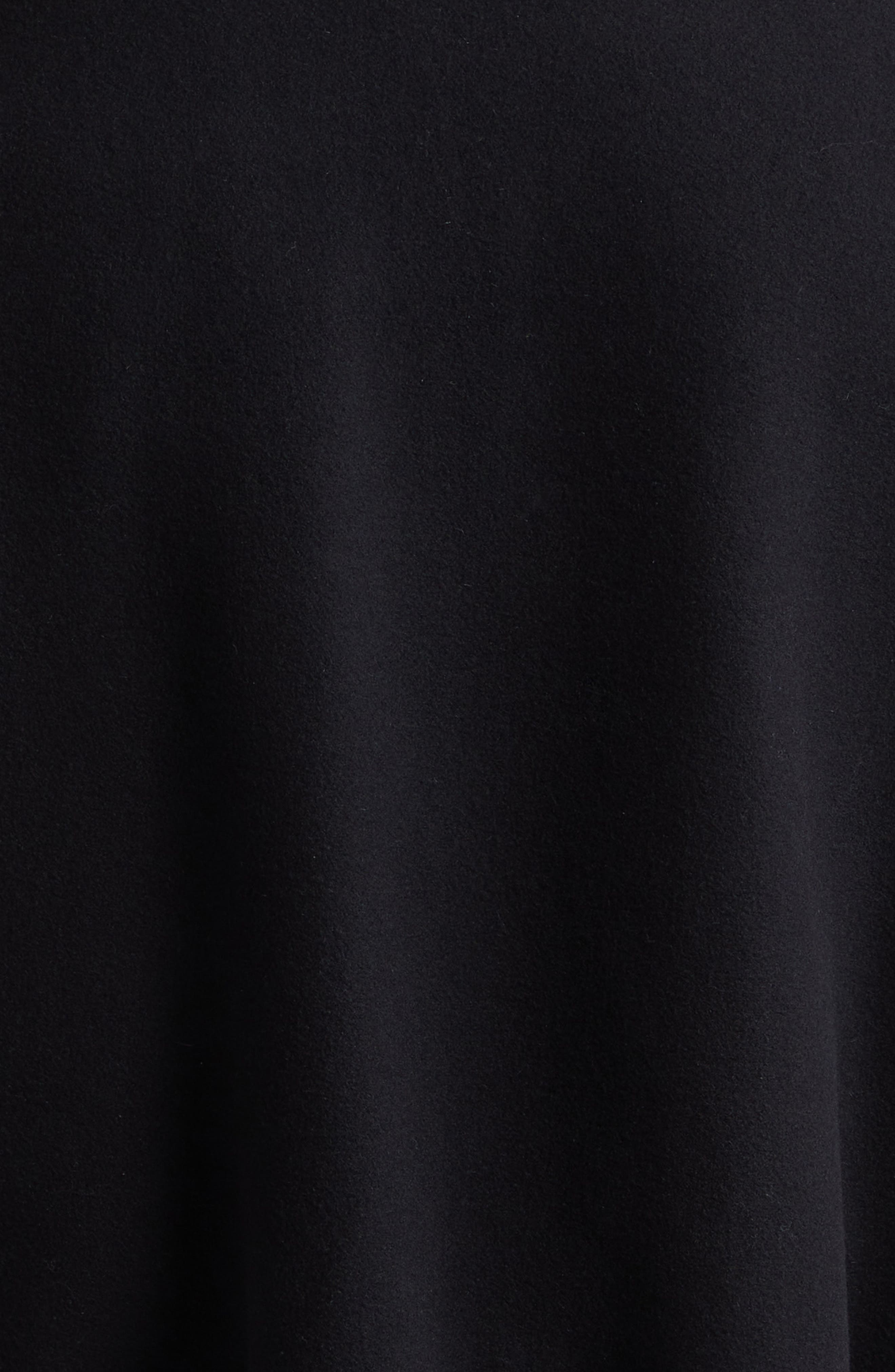 Givenchy Embroidered Logo Mixed Media Leather & Wool Blend Varsity Jacket in Black/White at Nordstro - 6