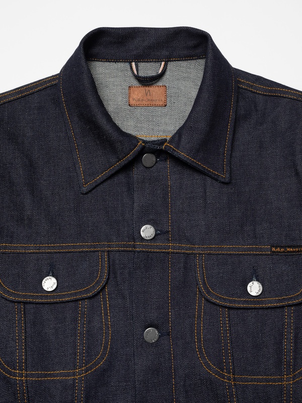 Danny Ace Selvage Denim Jacket Dry Blue - 5