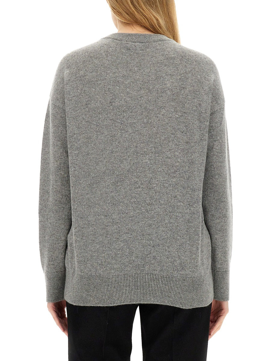 Burberry Women Cashmere Sweater With Kilt Pin - 3