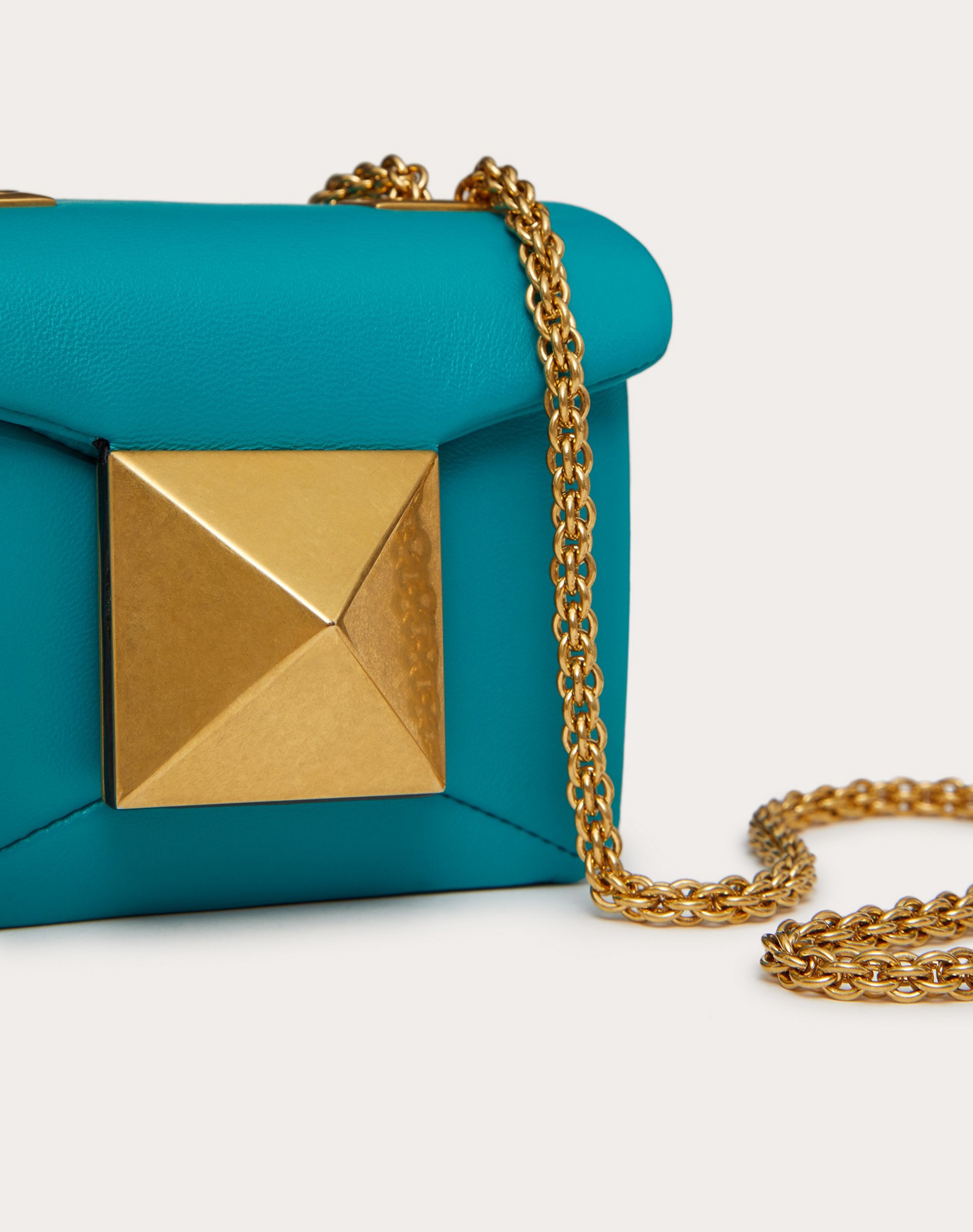 ONE STUD NAPPA MICRO BAG WITH CHAIN - 2