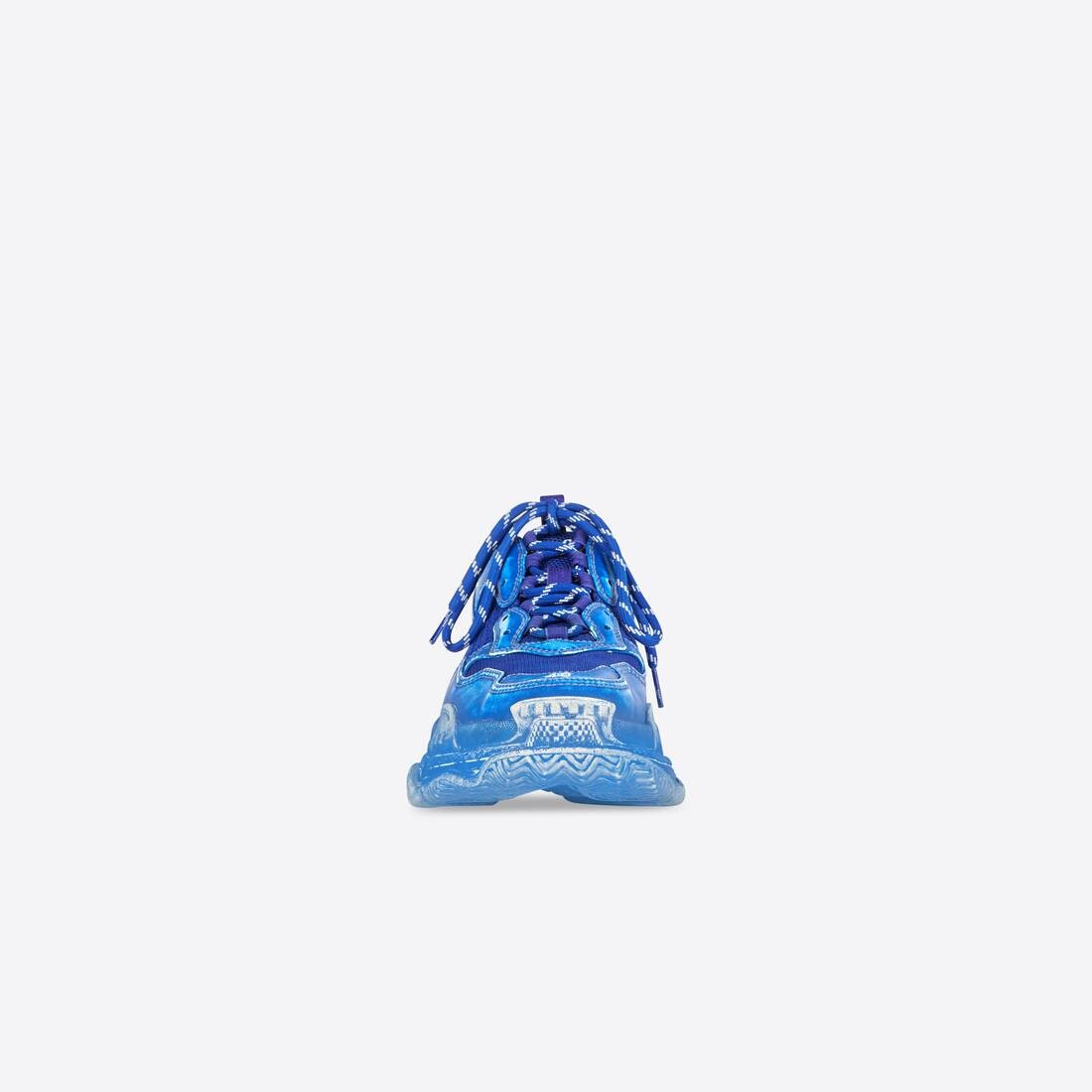 Men's Triple S Faded Sneaker in Blue - 3