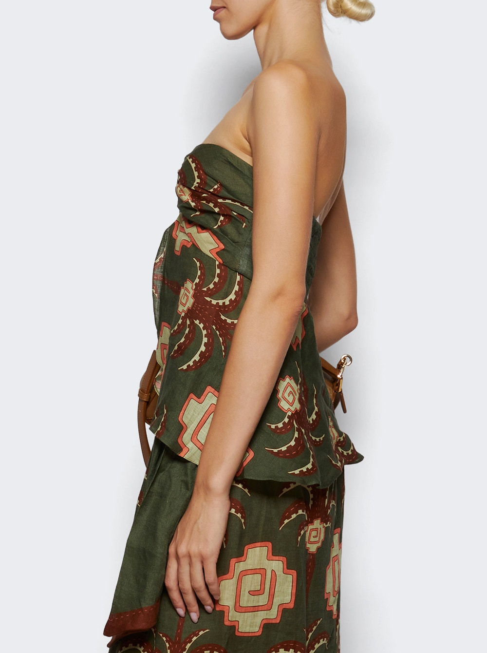 Arkana Top Green And Chocolate - 3
