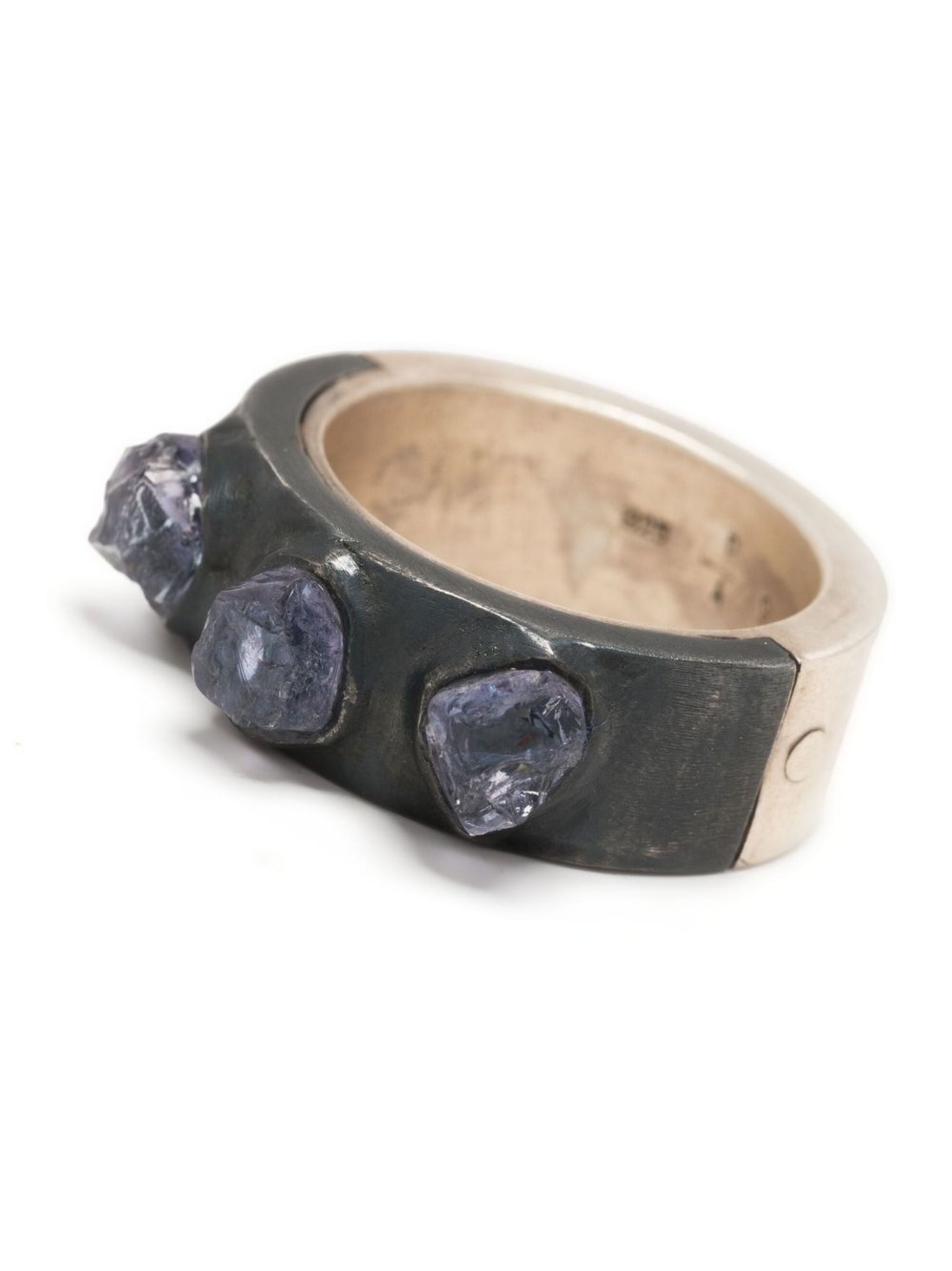 PARTS OF FOUR Sistema Ring (Terrestrial Surfaced, 3 Tanzanites, 9mm, MA+KA+TAN) - 3